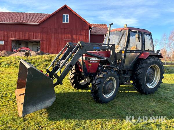 Traktor Case 1394 4WD med Frontlastare