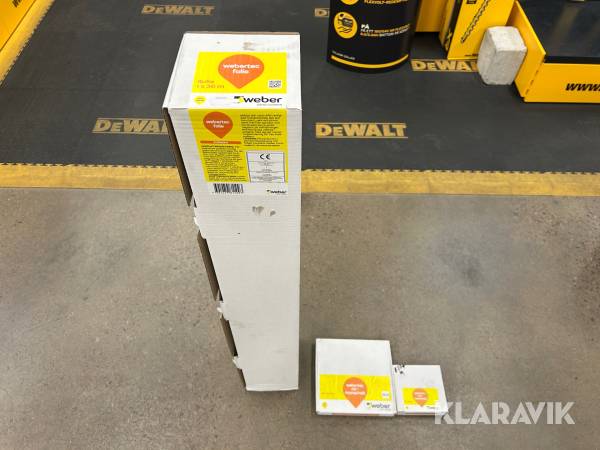 Skiktfolie & rörmanschett Weber