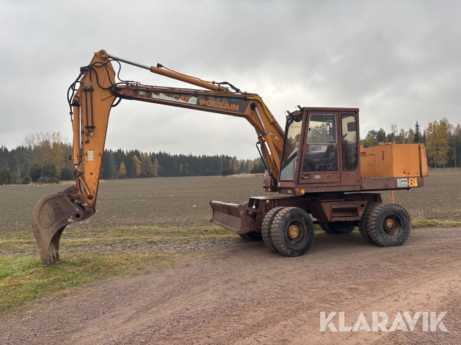Grävmaskin Case Poclain 81P med skopa
