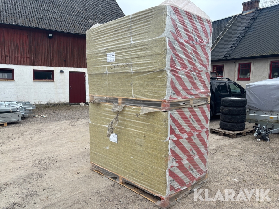 Stapelfiberskiva Paroc NRS 2t - Totalt två pallar / 18 paket