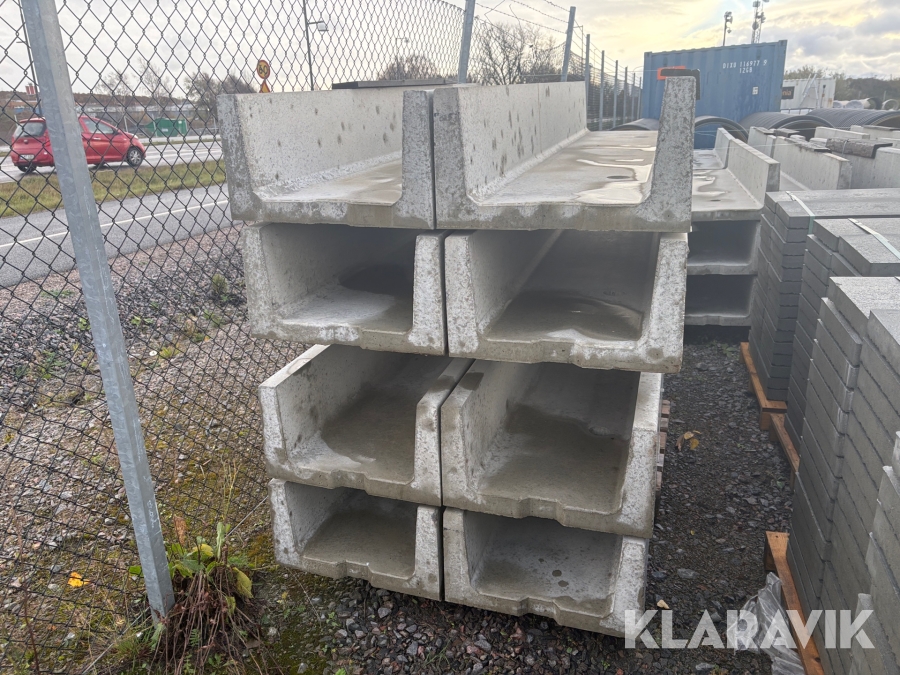 Kabelränna 8 st S:T Eriks Typ 535 med lock