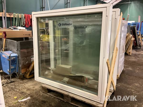 Elitfönster aluminiumbeklätt vridfönster med persienn 1480x1380 1st