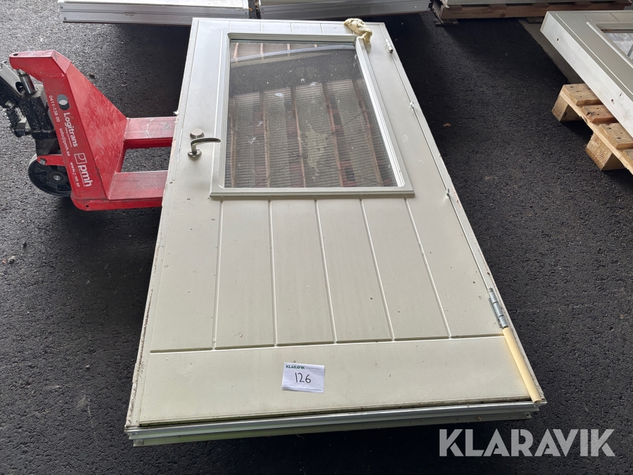 Ytterdörr med karm 1st