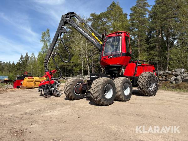 Skördare Komatsu 931.1 med 2st aggregat
