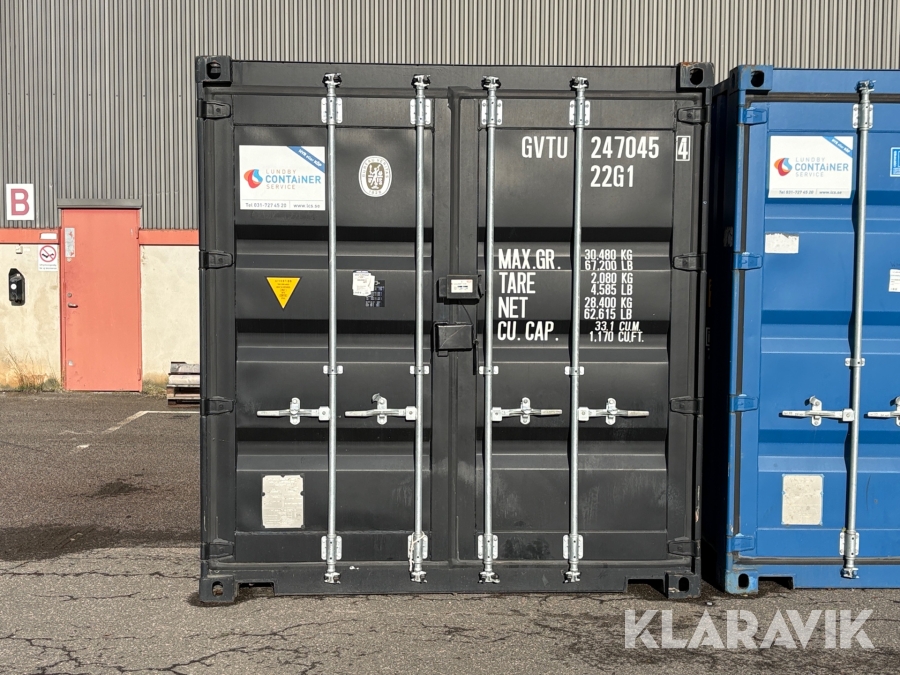 Isolerad 20 fot Container