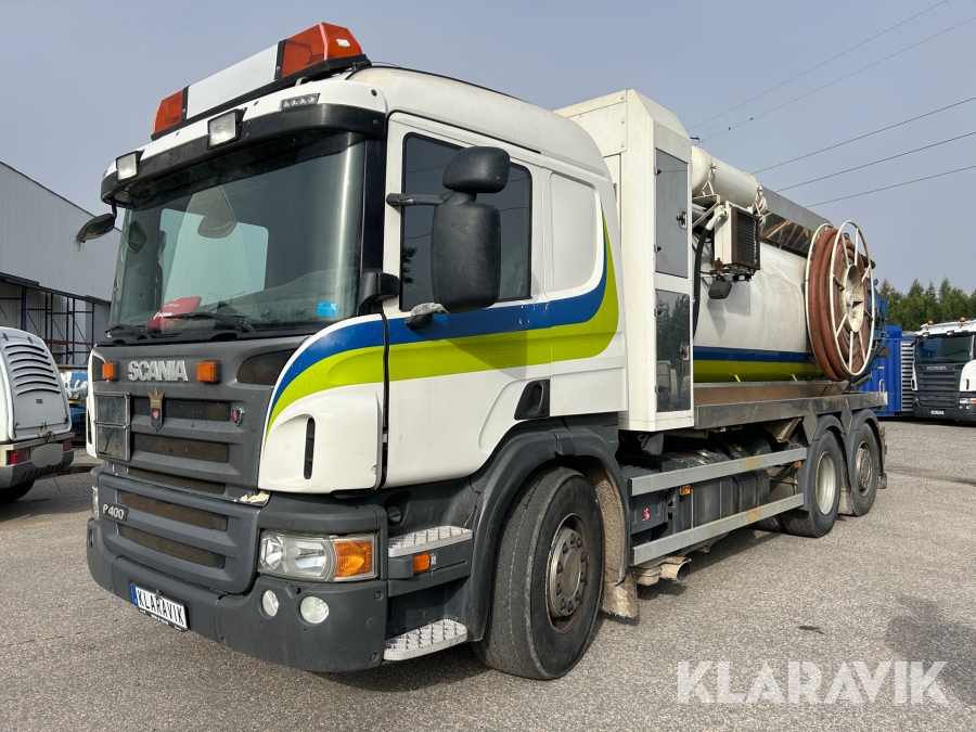 Spolbil Scania P400 ADR Combi
