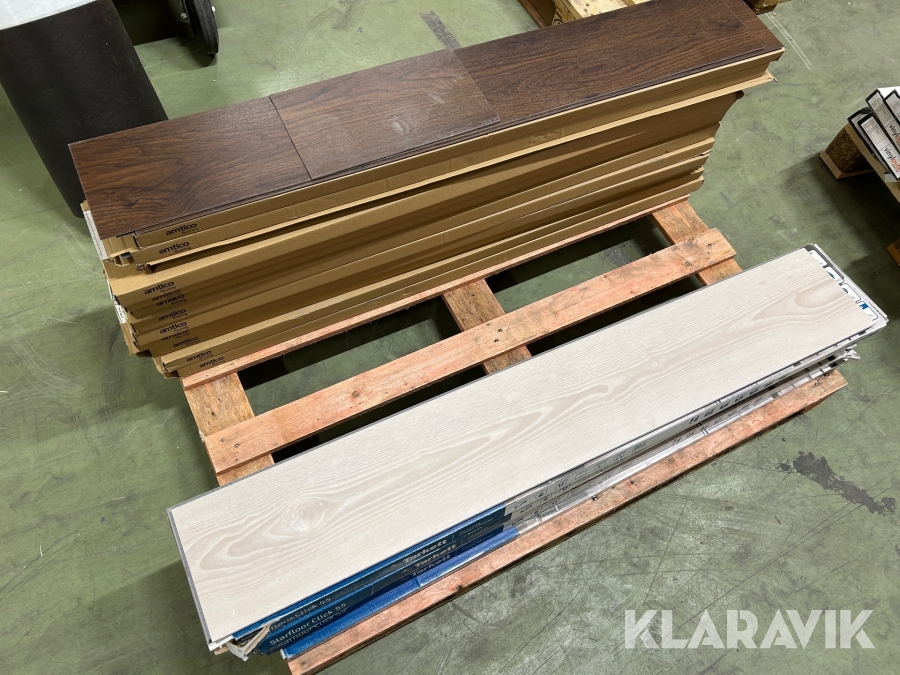 Blandade vinylgolv Amtico/Tarkett