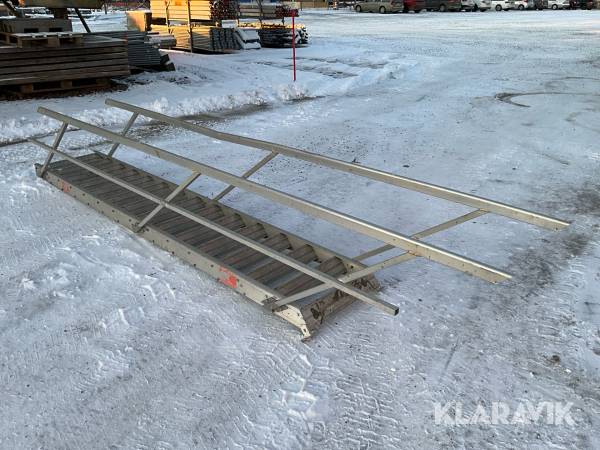 Byggtrappa aluminium