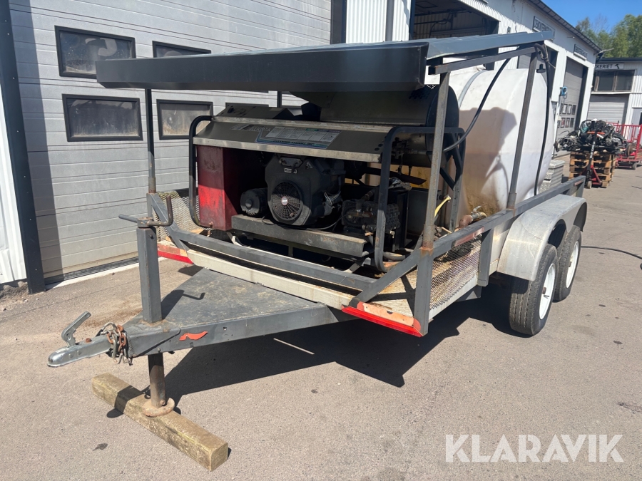 Hetvattentvätt Alkato på släp