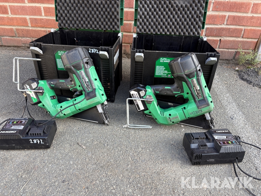 Spikpistoler Hitachi NB 1890DBCL 2 st