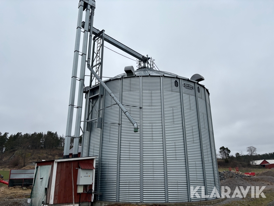 Spannmålssilo Sukup 500 ton