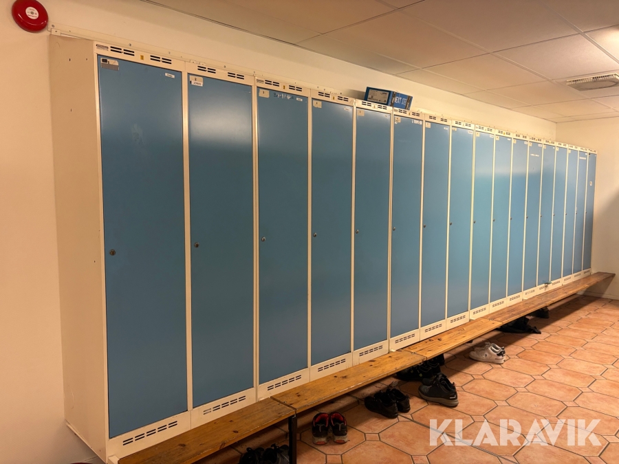 Omklädningsskåp 209 st