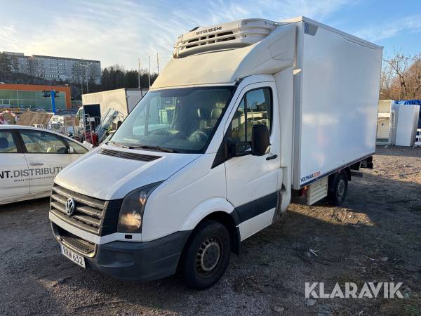 Lätt lastbil Volkswagen Crafter med bakgavellyft