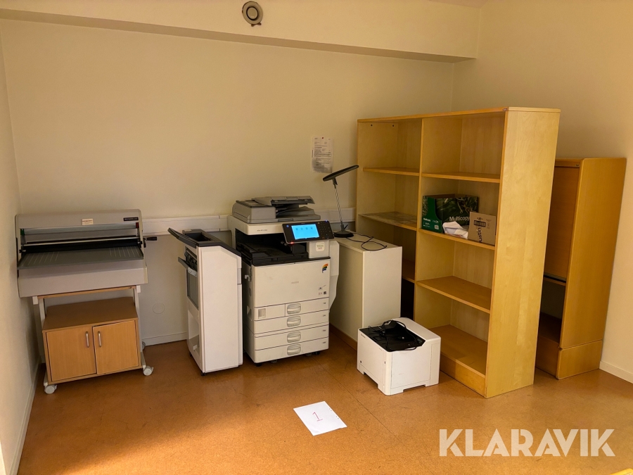 Kontorsutrustning kopiator skrivare lamineringsmaskin