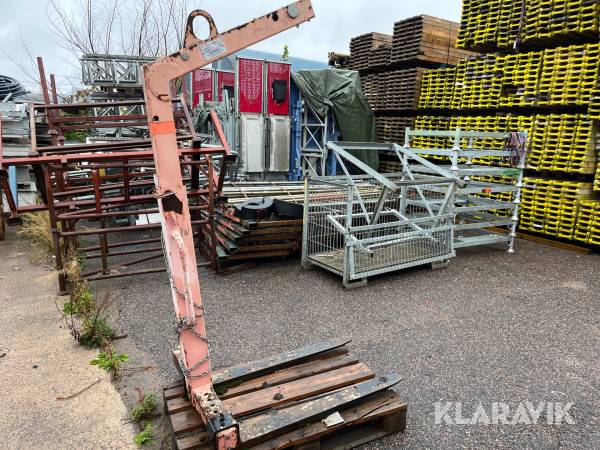 Pallgafflar till kran Crane Fork 1500