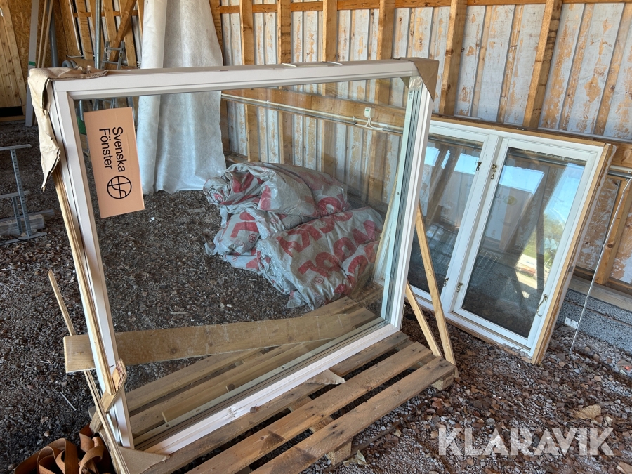 Fönster Svenska Fönster Trä/Alu fast 3-glas F1 stl 14-15