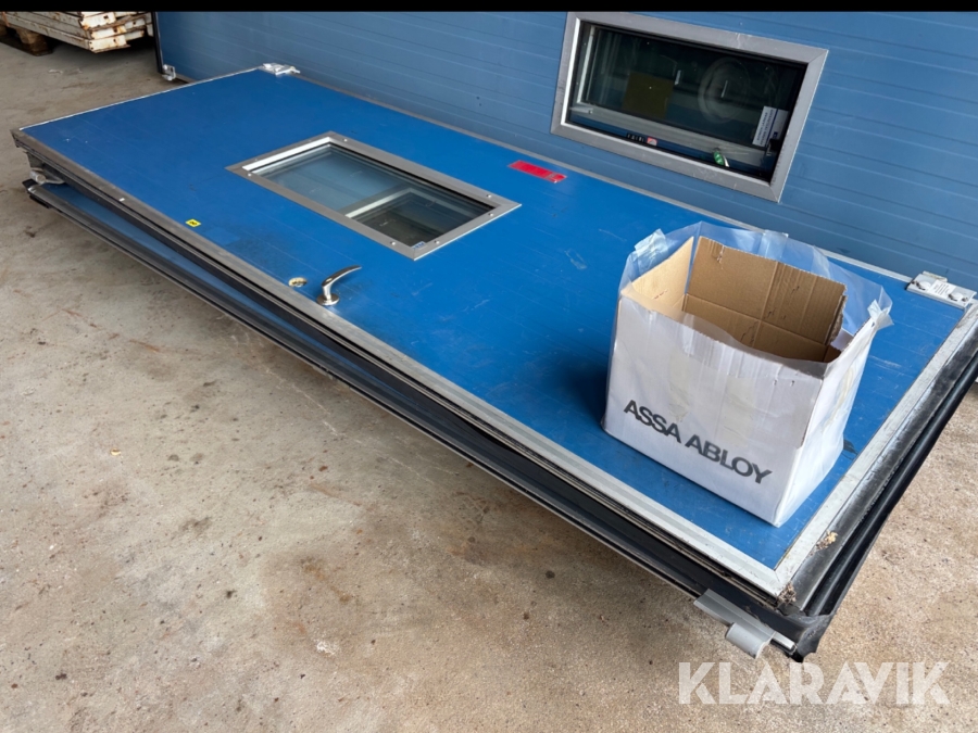 Verkstadsport Borga Ecolid 3delad , isolerad