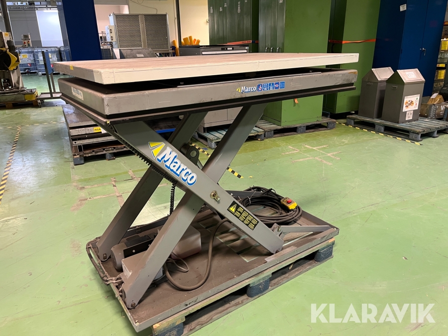 Lyftbord Marco M1-007090-D1 med roterande bordsskiva