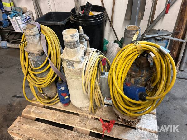 Pumpar Tsurumi KTZE 43.7 3 st