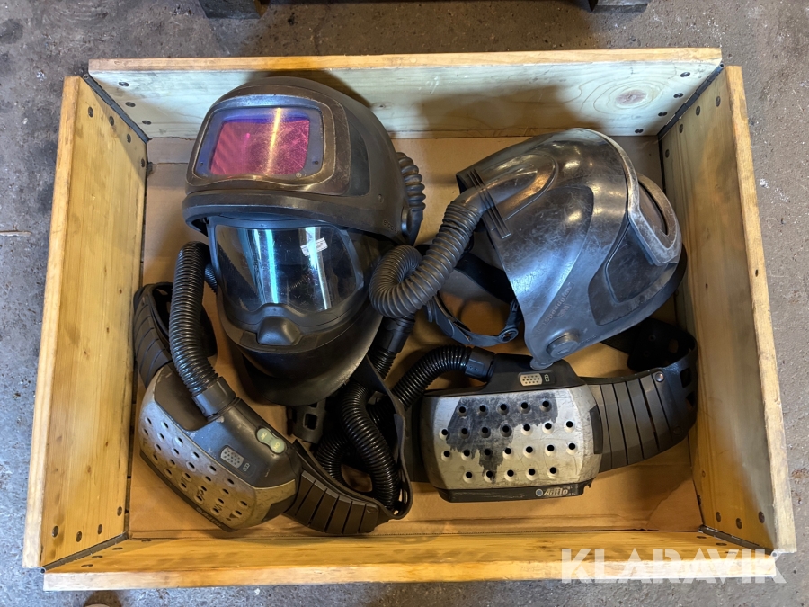 Svetshjälm med friskluft 3M 2st