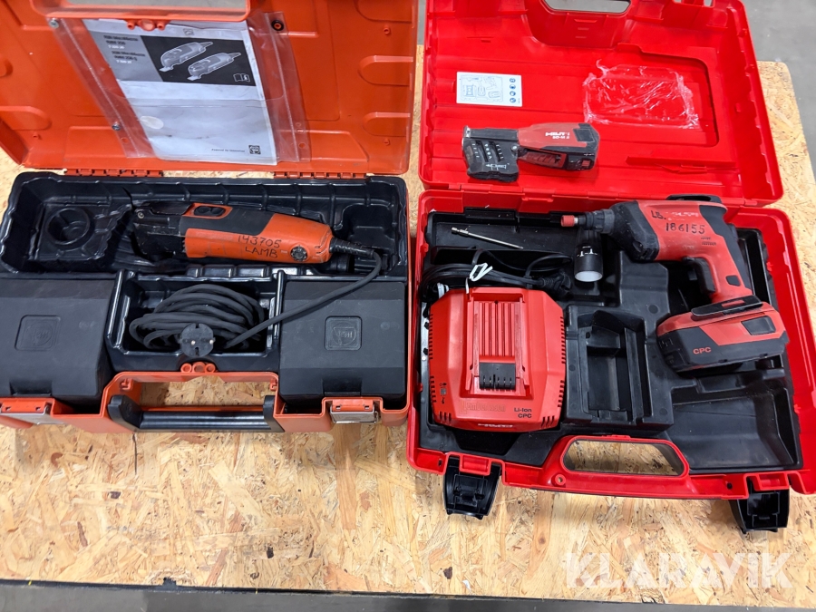 Skruvdragare 1 st, Skruvautomat 1 st, Multimaskin 1 st Hilti / Fein 