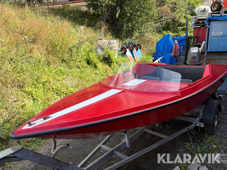 Båt Selco 55 hk motor & båtvagn