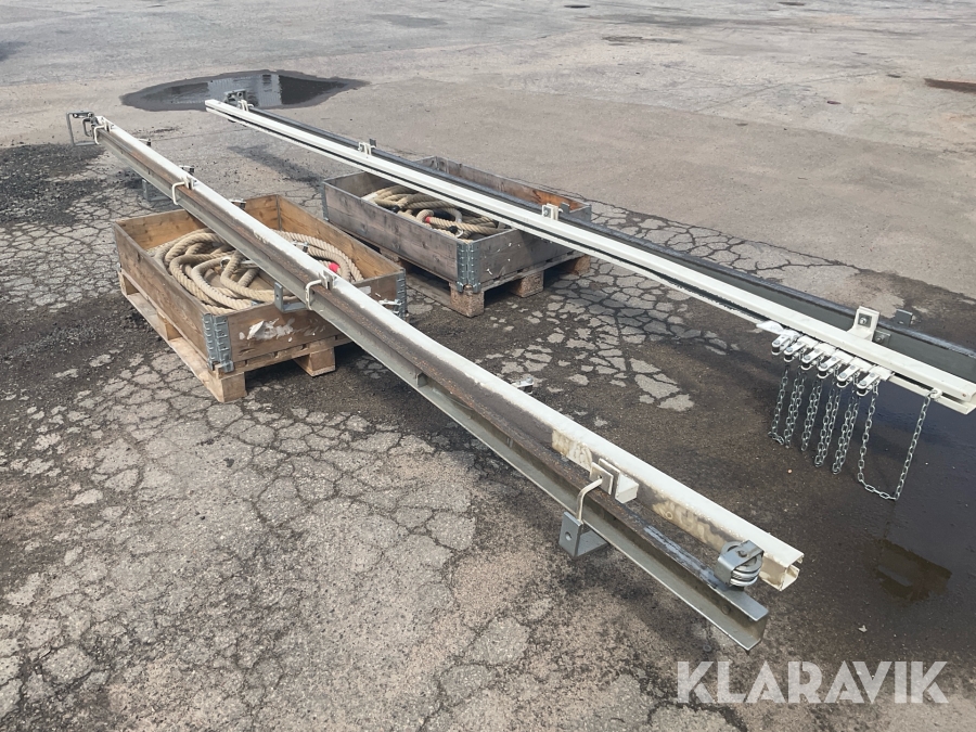 Klätterrep på skena