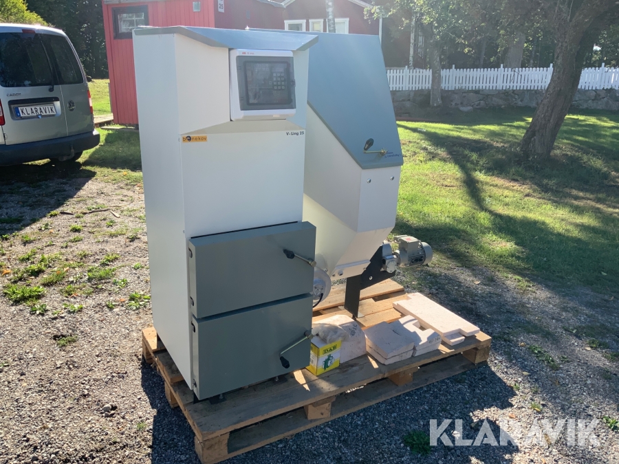 Pellets panna  Benekov V-ling 25 6-10 mm Oanvänd 