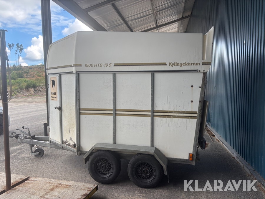 Hästtransport Kylingekärran 1500 HTB-19 S
