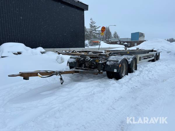 Lastväxlarsläp Kilafors Wabco trailer  EBS-E 4-axlad glider 19,5"