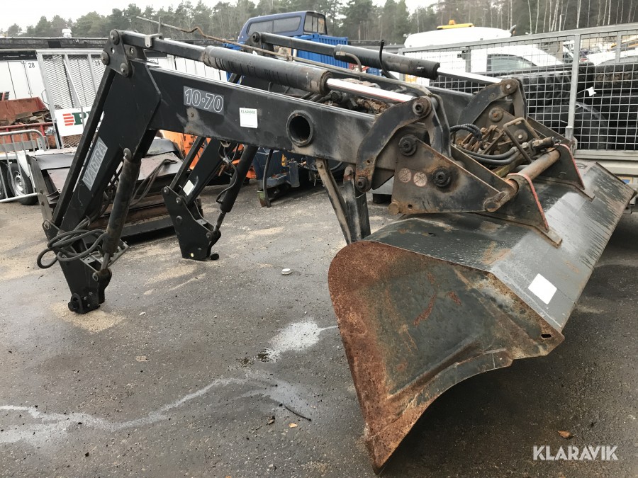 Lastare till traktor inkl. skopa Ålölastare 10-70