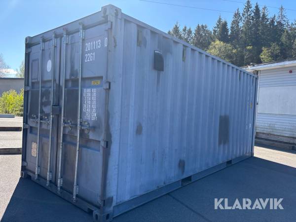 Förrådsscontainer 20-fot isolerad