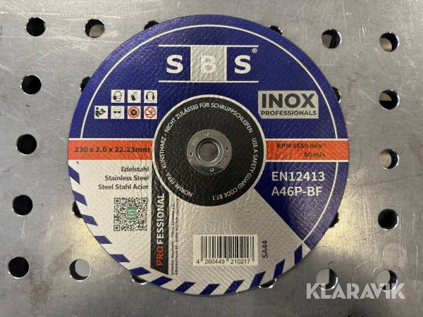 Kapskivor SBS 2024 50-pack, 230x2 mm