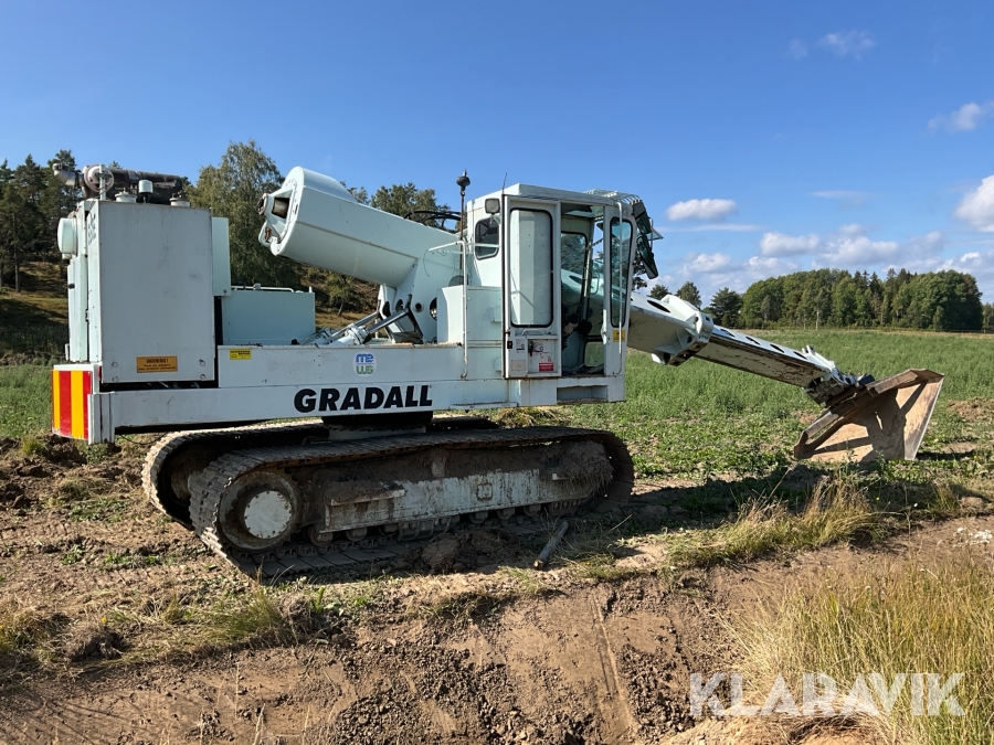 Grävmaskin Gradall G-660E, Södertälje, Klaravik auktioner