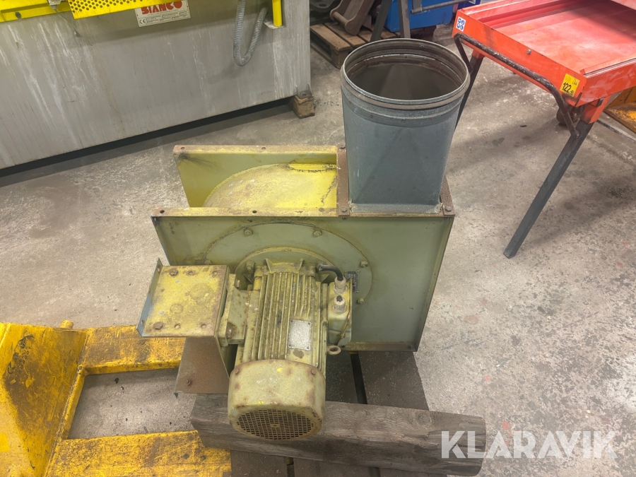 Fläktmotor till spånsug Finnrose FMI 60/D