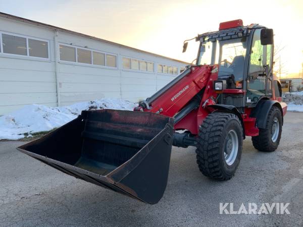 Teleskophjullastare Weidemann 3080 T med skopa