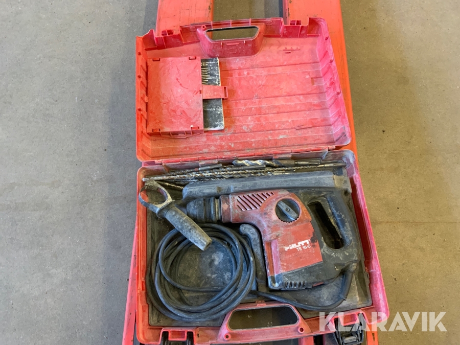Slagborr Hilti TE16C inkl div borr