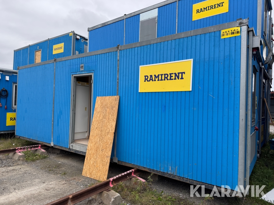 Personalmodul Moelven OMTDW6 med dusch och wc