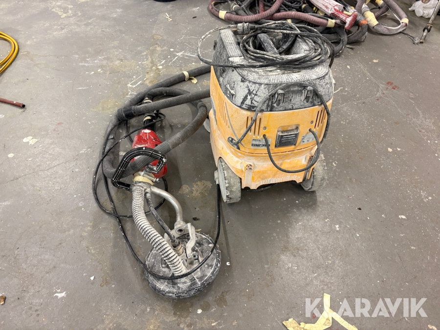 Slipgiraff Flex med dammsugare