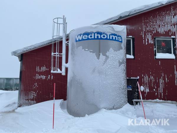 Silotank/mjölktank Wedholms D3000 inklusive kylaggregat