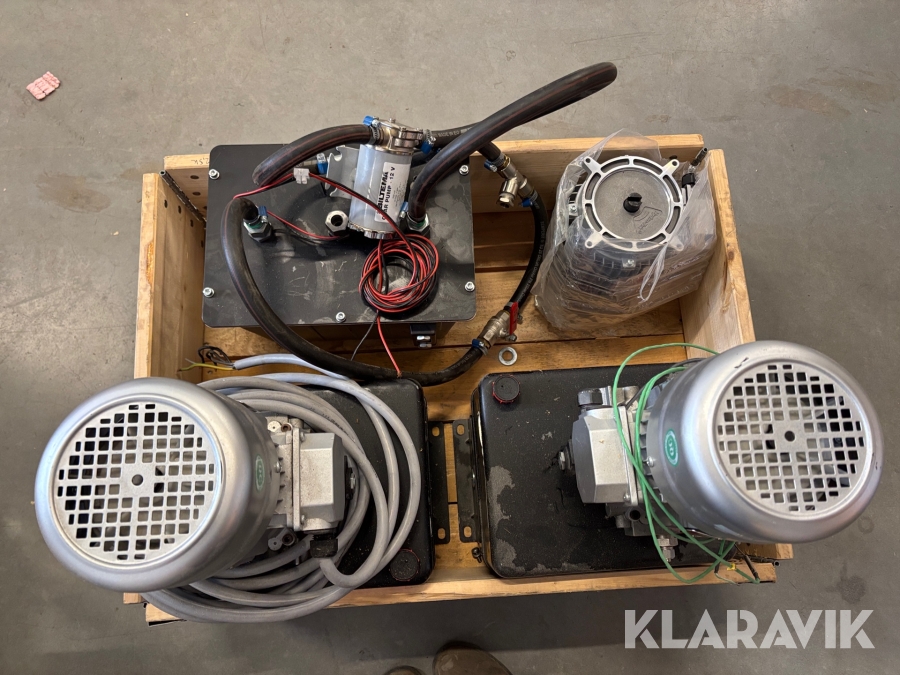Pall med Hydraulpumpar 3st