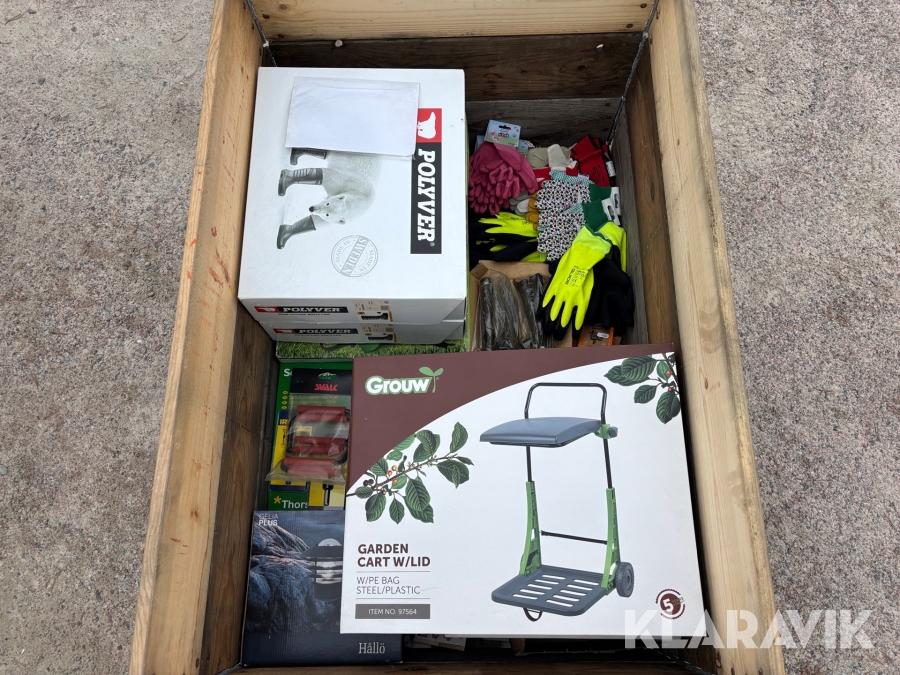 Diverse trädgårdsutrustning