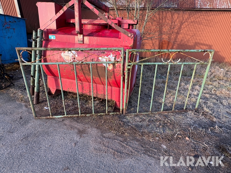 Trädgårdsgrindar med stolpar