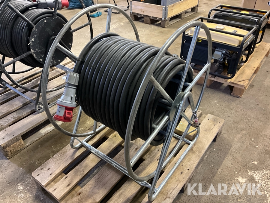 Kabelvinda 65 meter 3-fas 63A