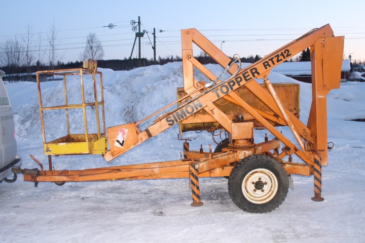 Släpvagnslift Simon Topper RTZ12 (Reparationsobjekt)