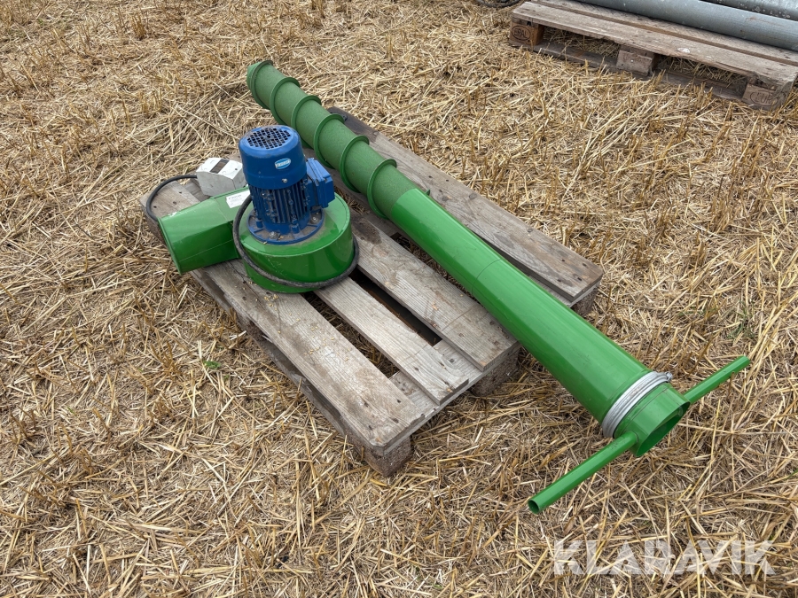 Luftningsspjut med fläkt