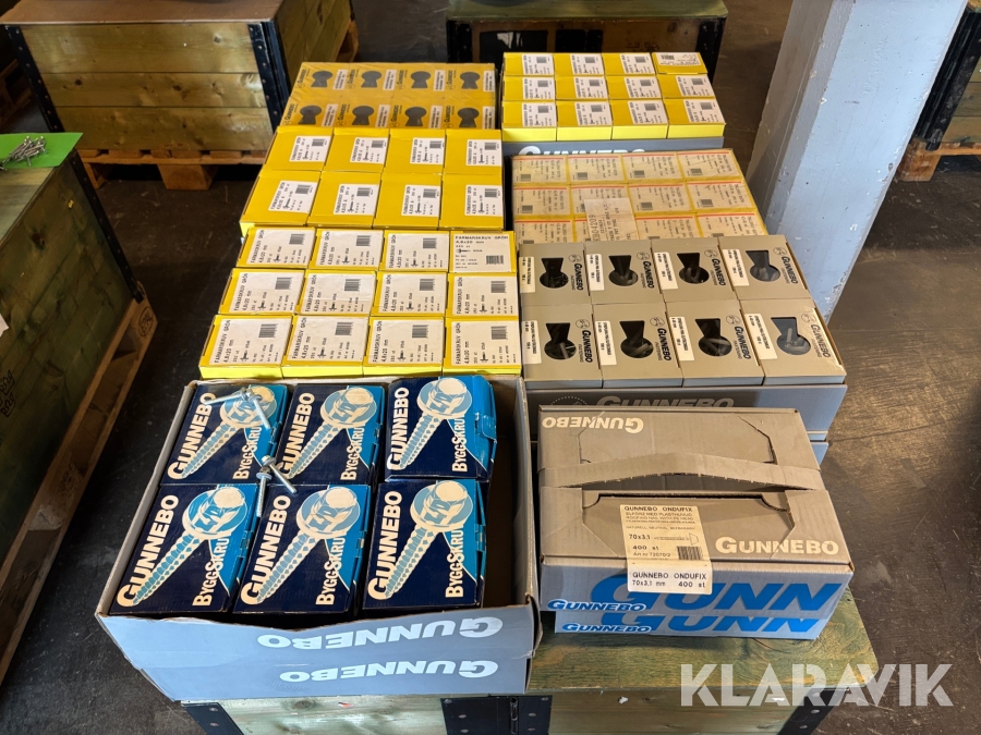 Parti med skruv Gunnebo