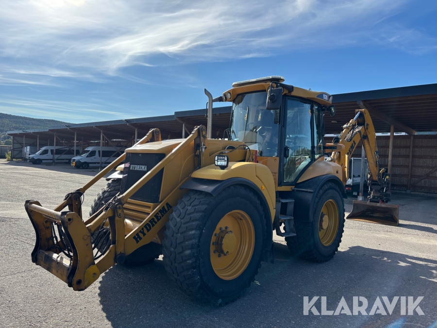 Grävlastare Hydrema 926E med Tiltrotator & skopor