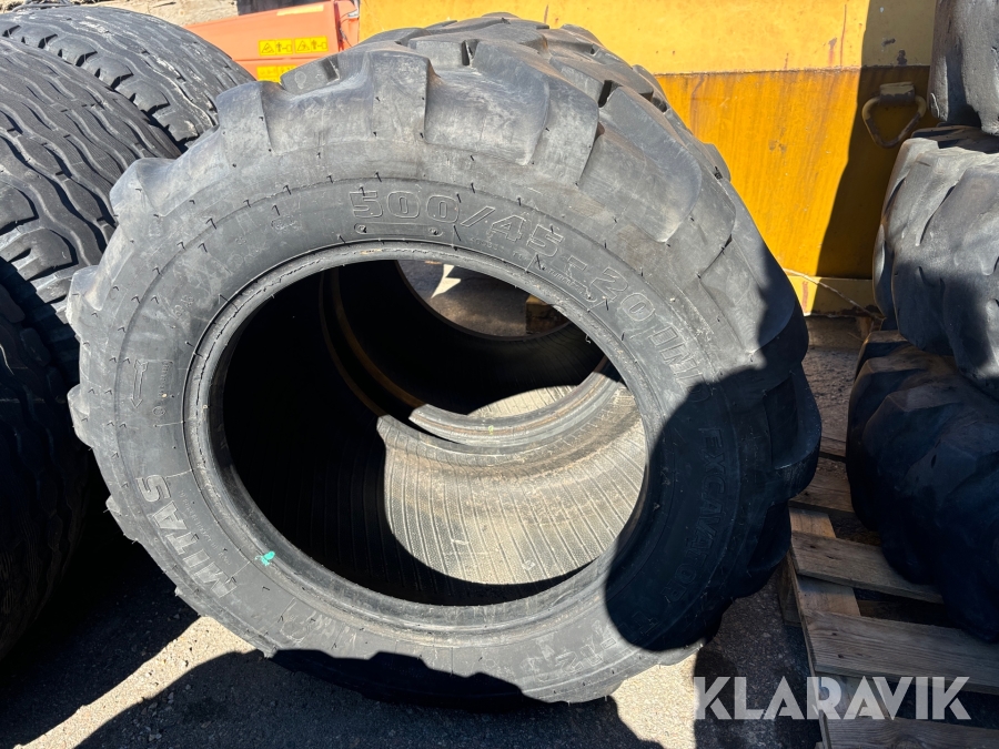 Entreprenaddäck Mitas 500/45-20 2 st