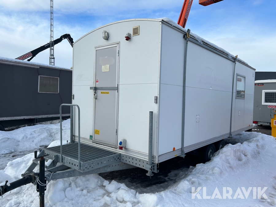 Rastbod Norrlandsvagnar OMFT4/ 6-40 med omklädningsskåp 